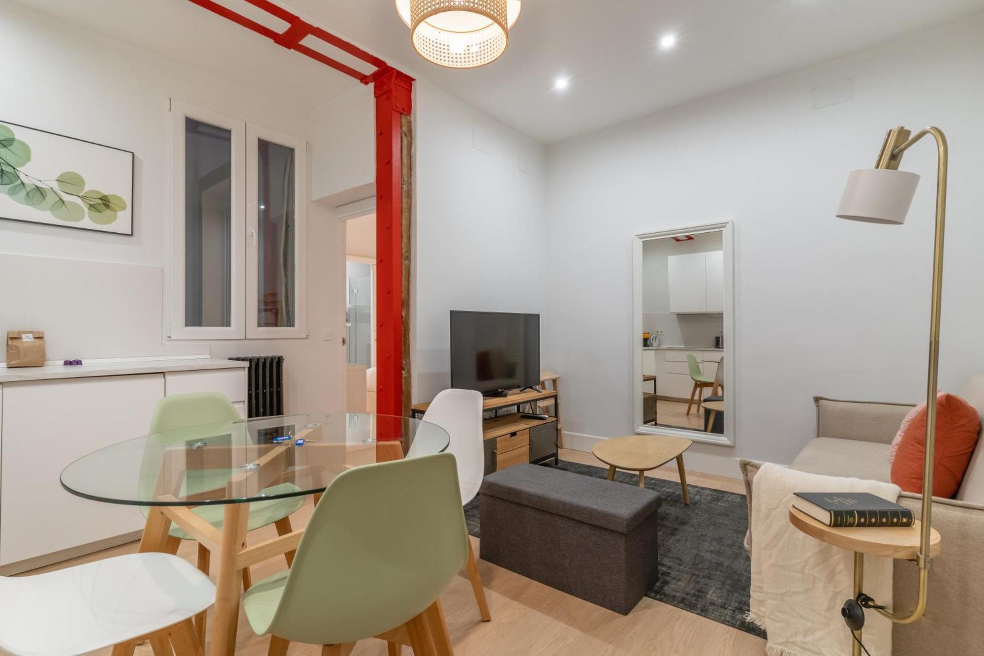Cozy And Central-1Bd 1Bth- Cortes Lägenhet Madrid Exteriör bild