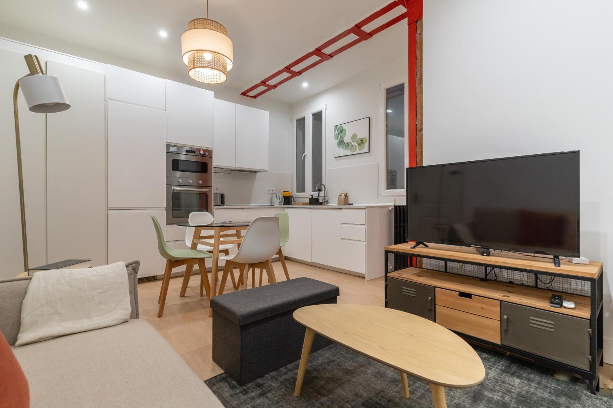 Cozy And Central-1Bd 1Bth- Cortes Lägenhet Madrid Exteriör bild